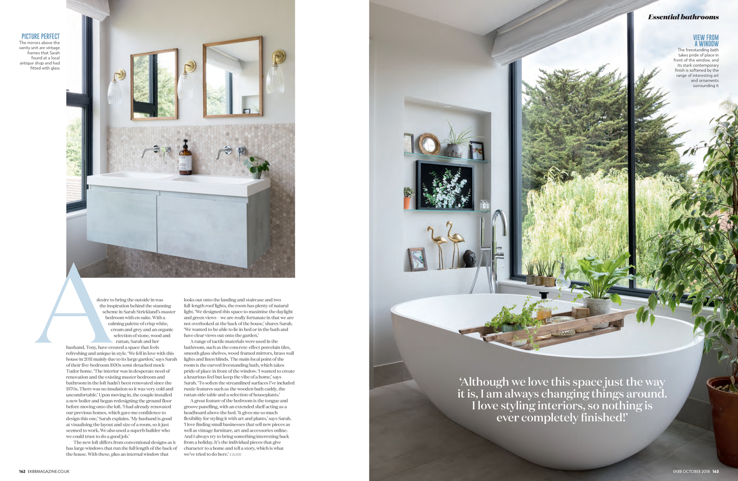 Essential Kitchen Bathroom Bedroom Magazine October 2018 | Paul Craig Interior Photographer
